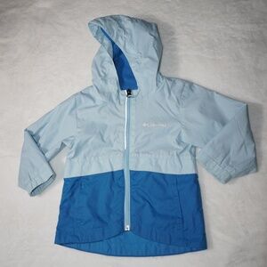 Aqua Seafoam Columbia 3T Teal Winter Rain Jacket